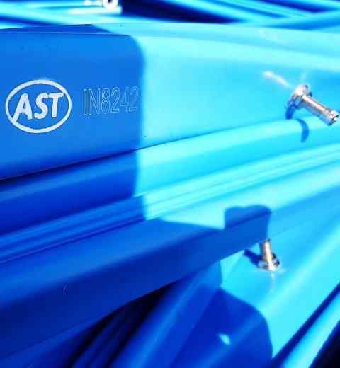 Inflatable seal food industry with AST logo