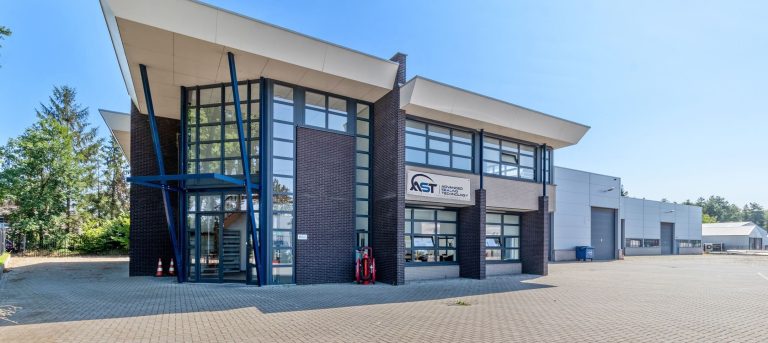 overview of office and entrance to production hall for our team
