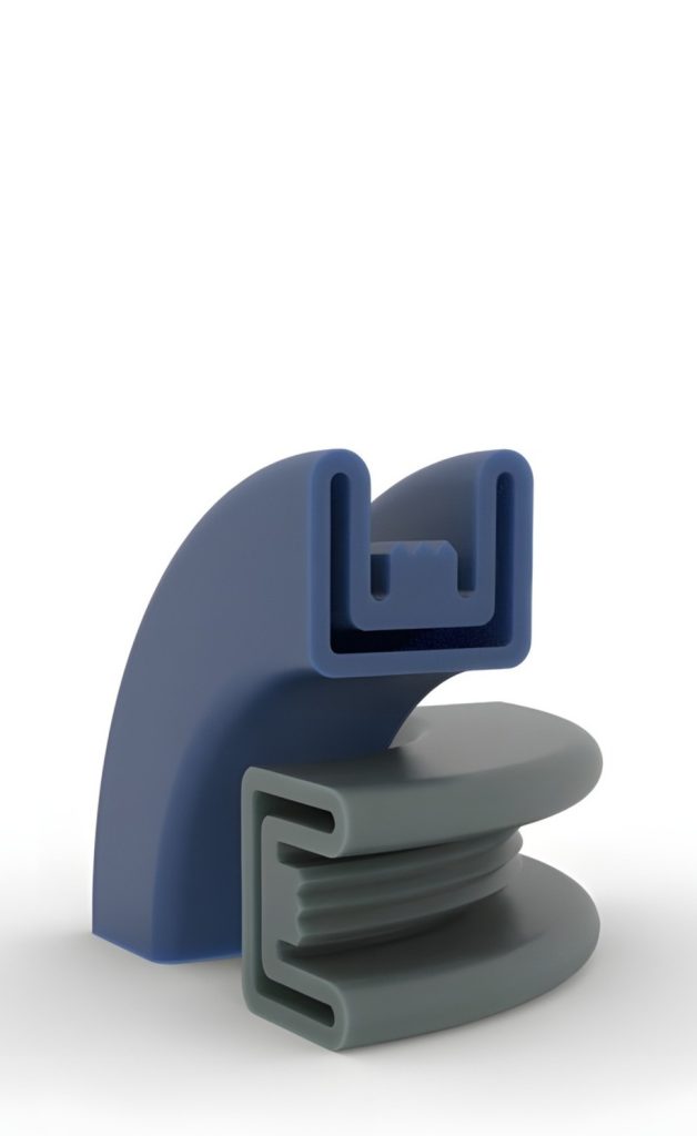 1031-3D frogleg crown inflatable seal profile