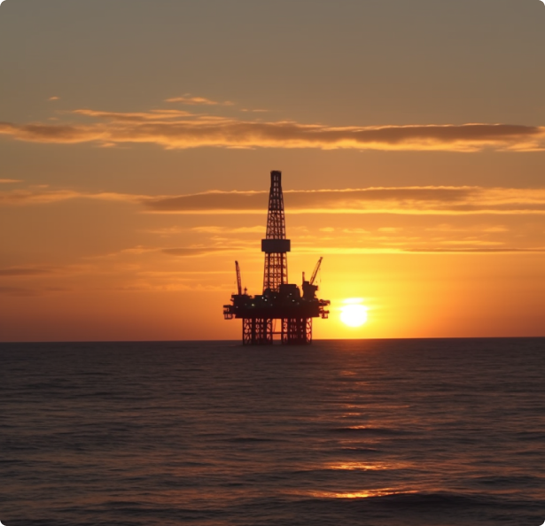 Deap sea offshore oil and gas platform