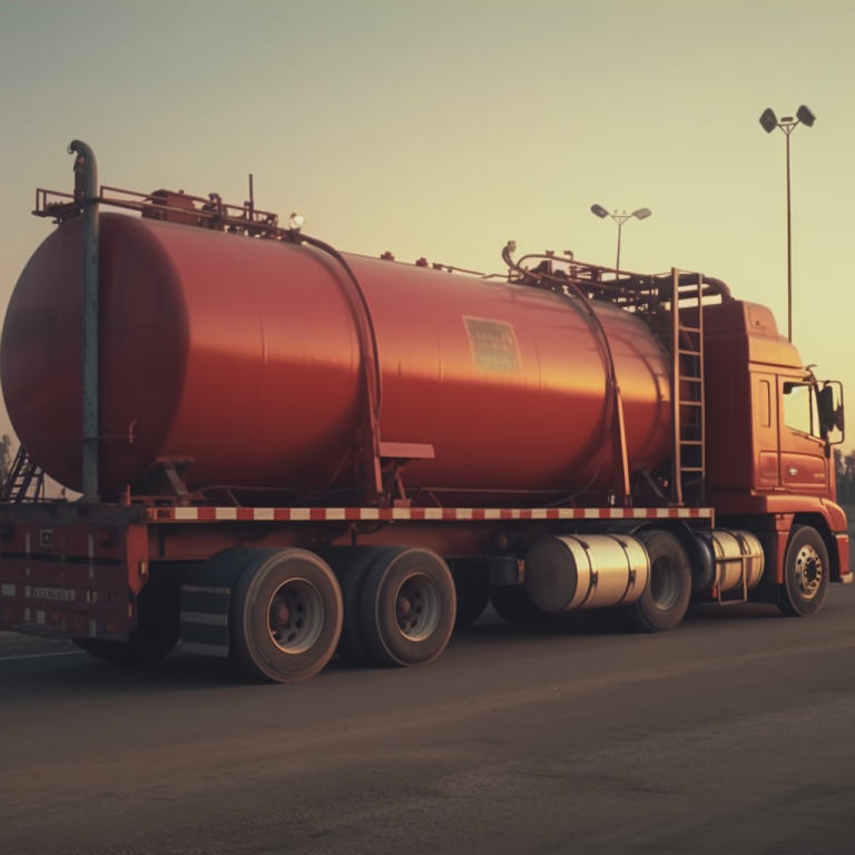 Sealed chemical gas tanker