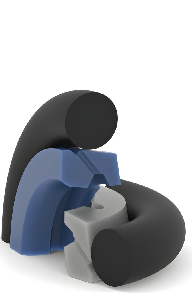 Single working pistonseal with pressure relieve function
